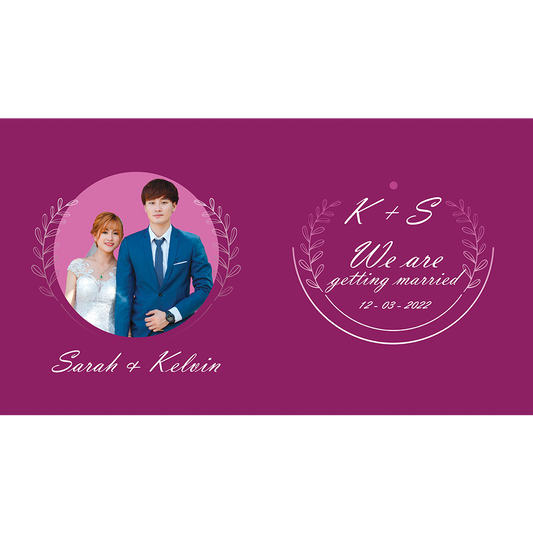 We Are Getting Married - Mulberry Color