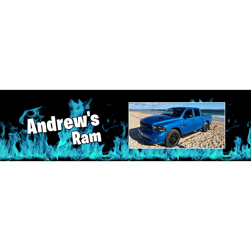 Flame Design Bar Mat