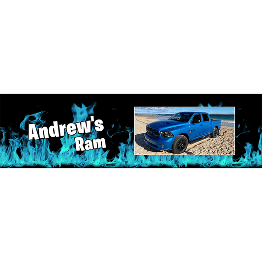 Flame Design Bar Mat