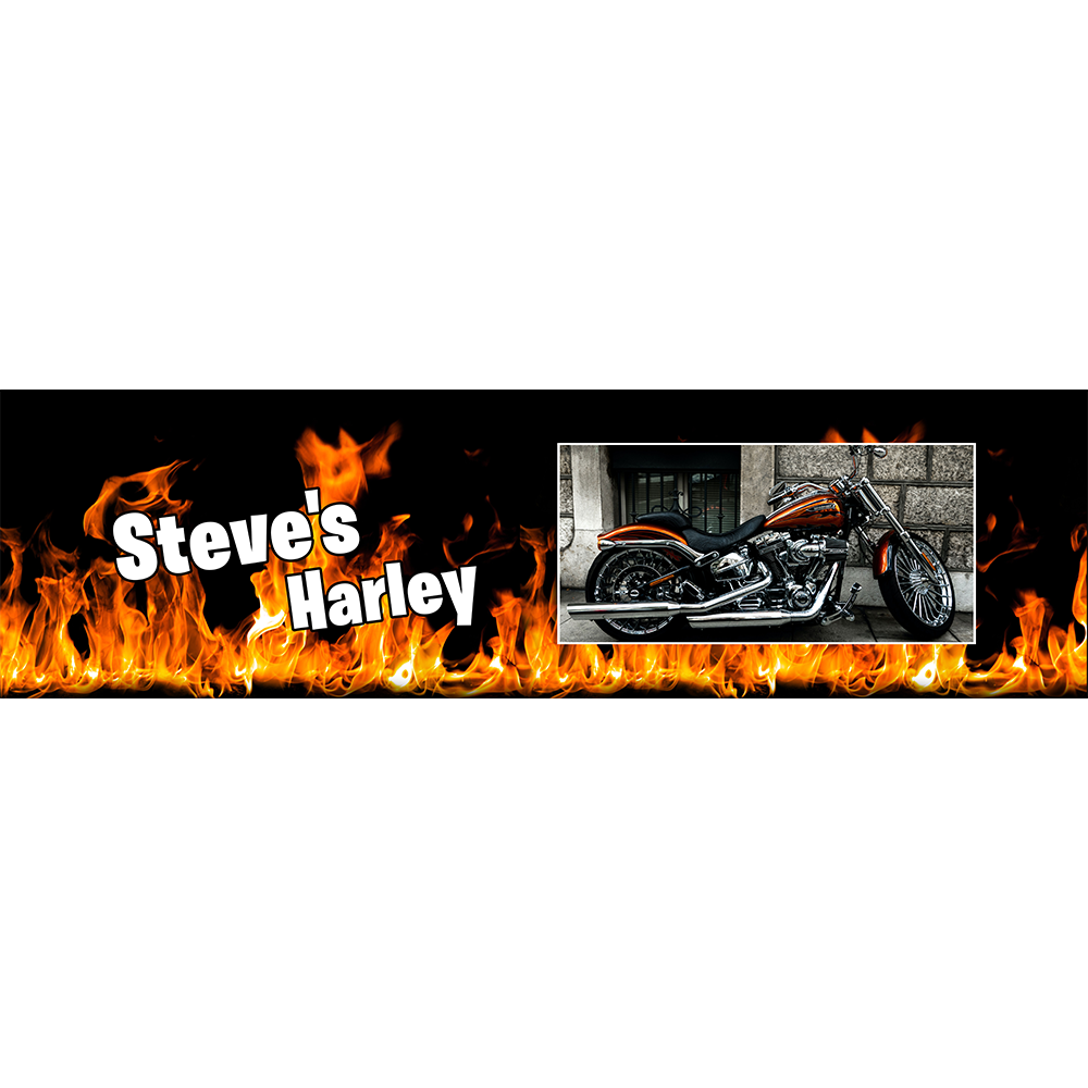 Flame Design Bar Mat