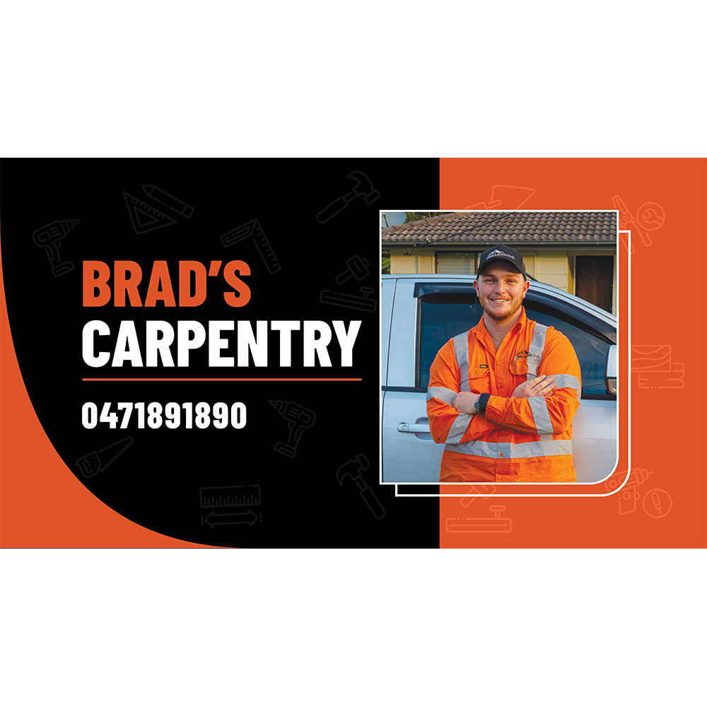 Company Branding (Brad's Carpentry - Orange)