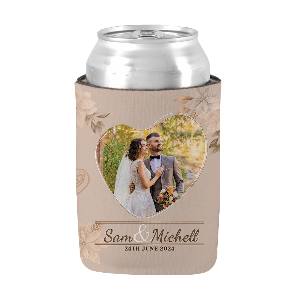 Wedding Stubby Sam & Michell (Bride & Groom Name)