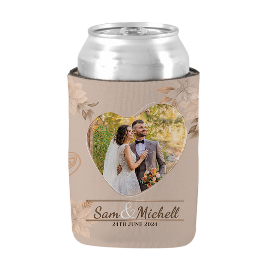 Wedding Stubby Sam & Michell (Bride & Groom Name)