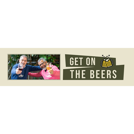 Get On the Beers - Bar Mat