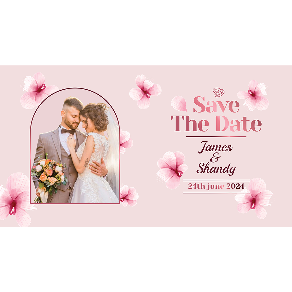 Save the date - Wedding Stubby