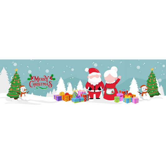 Santa Family Bar Mat