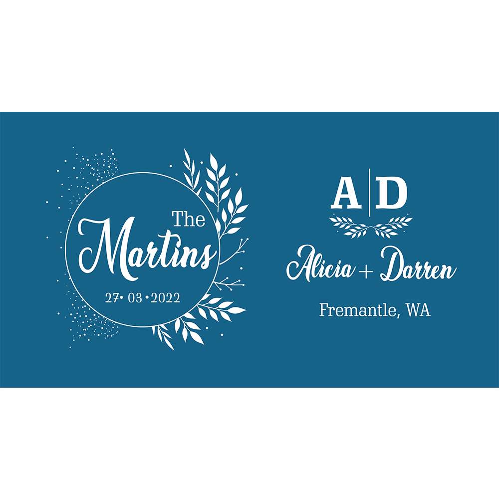 Personalized Wedding Cooler