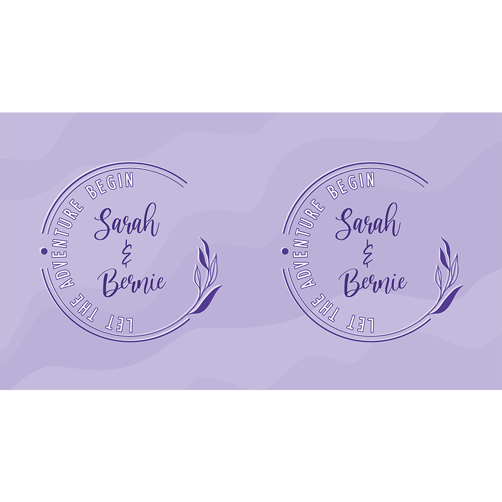 Let The Adventure Begin - Mauve Color