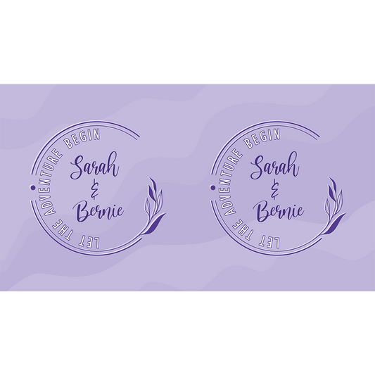 Let The Adventure Begin - Mauve Color