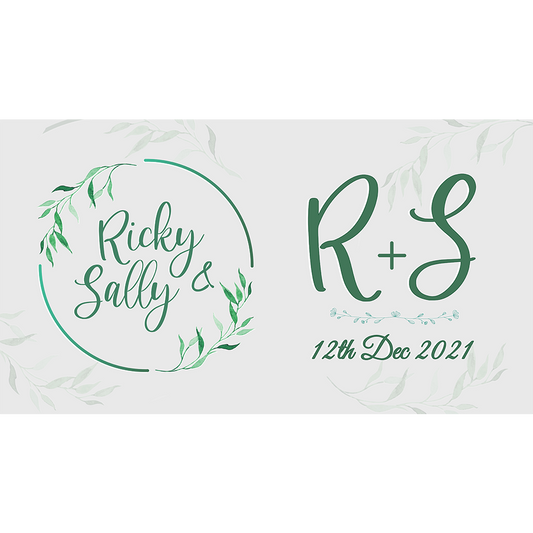 Personalized Wedding Cooler - Gray