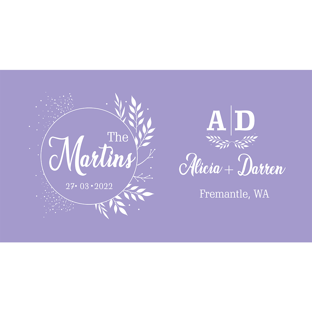 Personalized Wedding Cooler