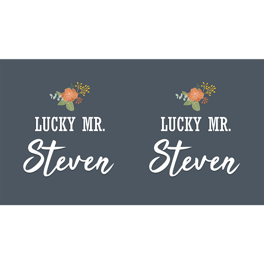 Set of Lucky Mr. & Future Mrs.