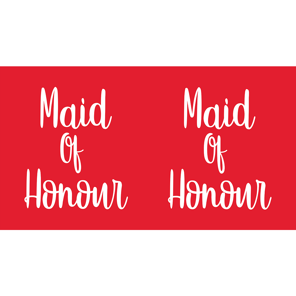 Wedding  Set for Bride, Brides Maid & Maid Of Honour - Red