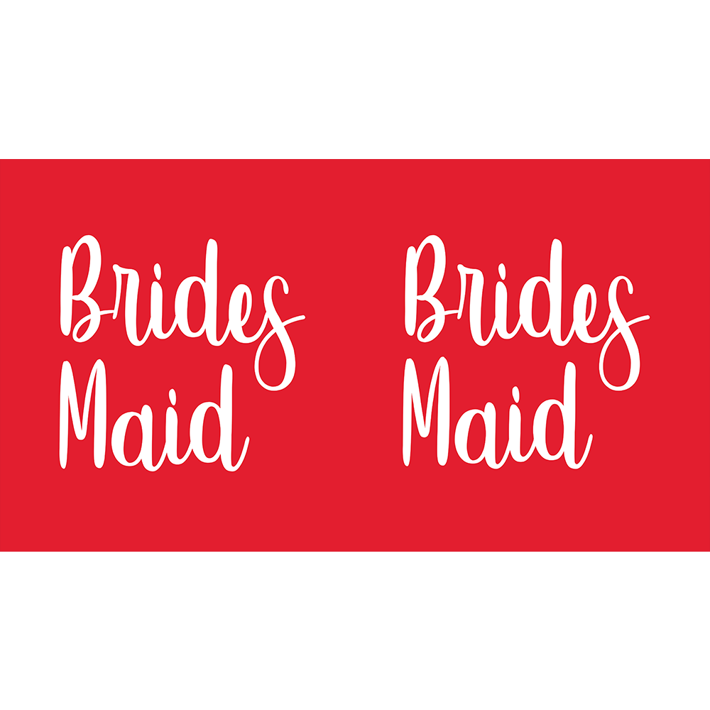 Wedding  Set for Bride, Brides Maid & Maid Of Honour - Red