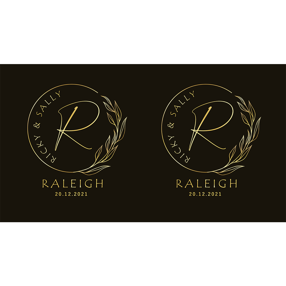 Personalized Wedding Cooler - Black