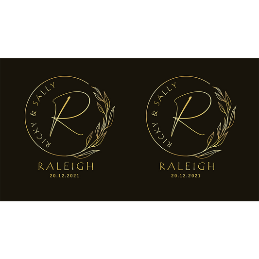 Personalized Wedding Cooler - Black