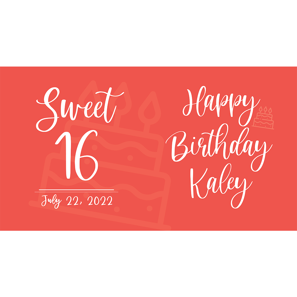 Sweet 16 Birthday Cooler