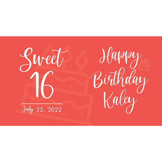Sweet 16 Birthday Cooler