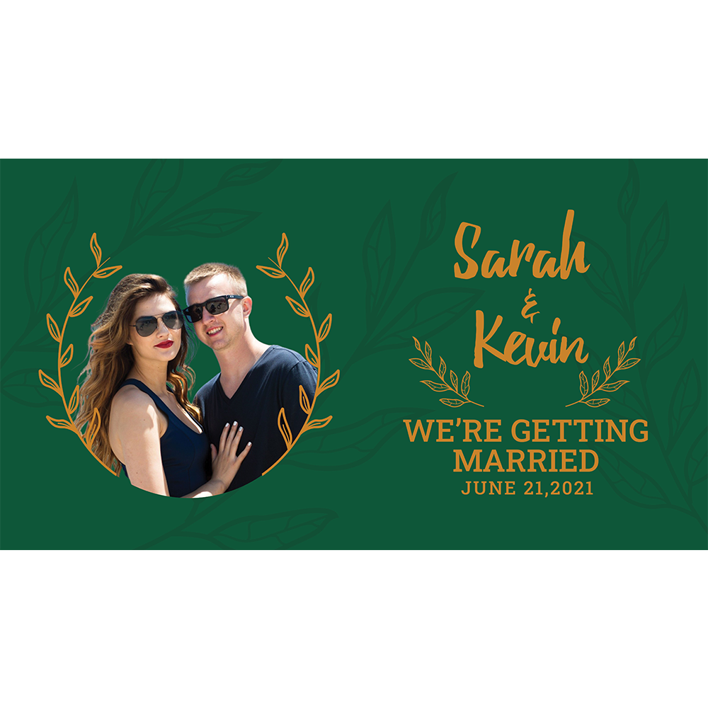 We Are Getting Married - Green Cooler