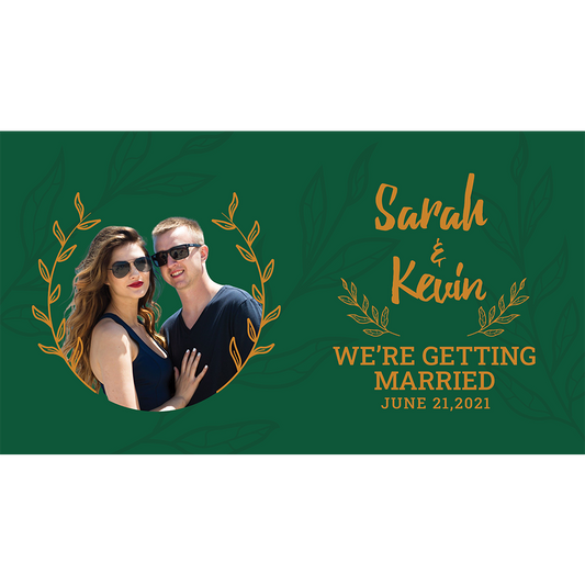 We Are Getting Married - Green Cooler