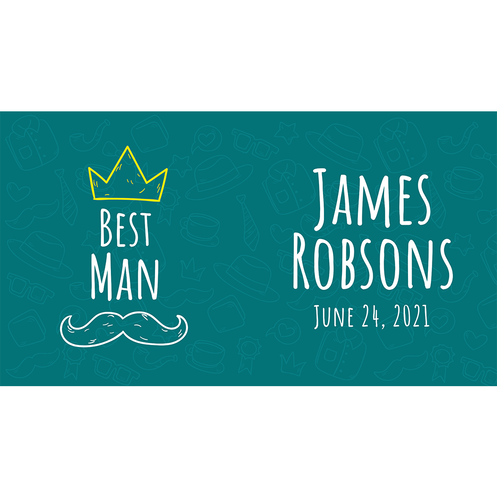 Wedding  Set for Groom, Groomsman, Best Man, Father Of Groom & Father of Bride - Blue