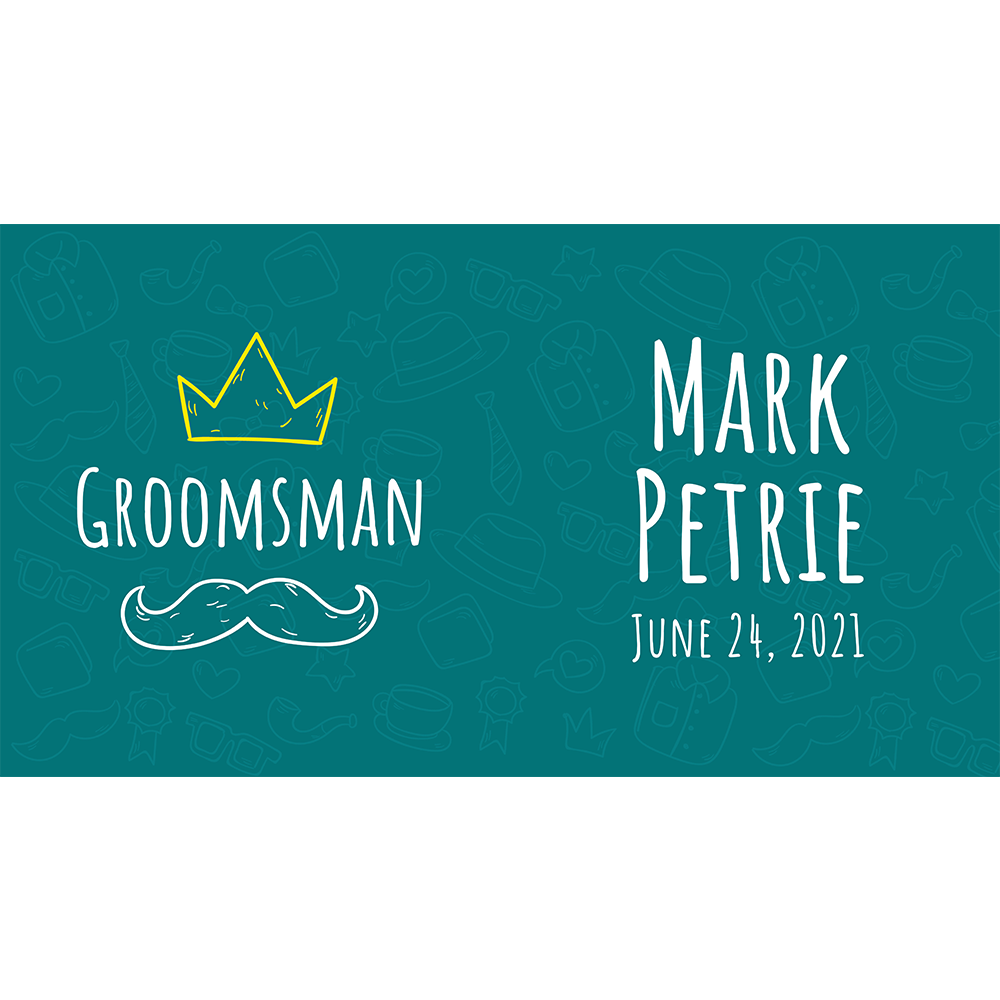 Wedding  Set for Groom, Groomsman, Best Man, Father Of Groom & Father of Bride - Blue