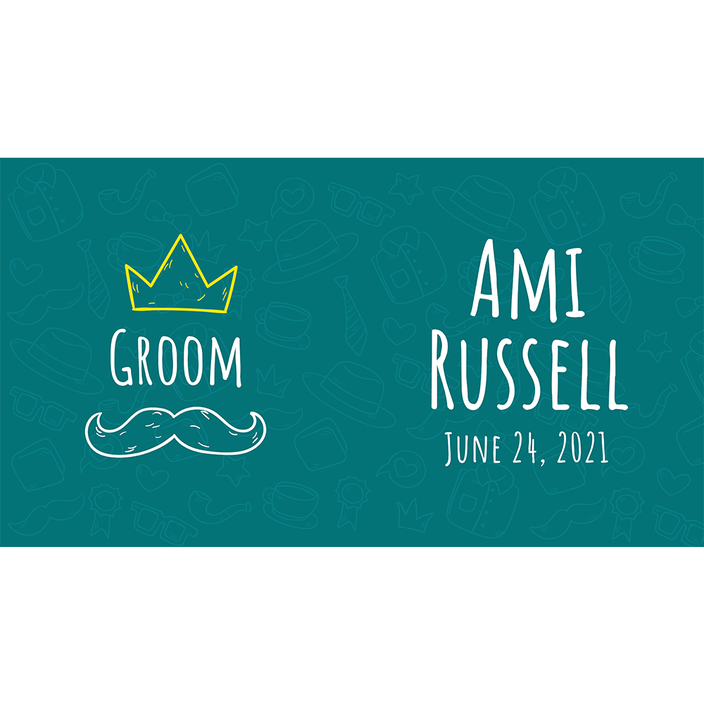 Wedding  Set for Groom, Groomsman, Best Man, Father Of Groom & Father of Bride - Blue