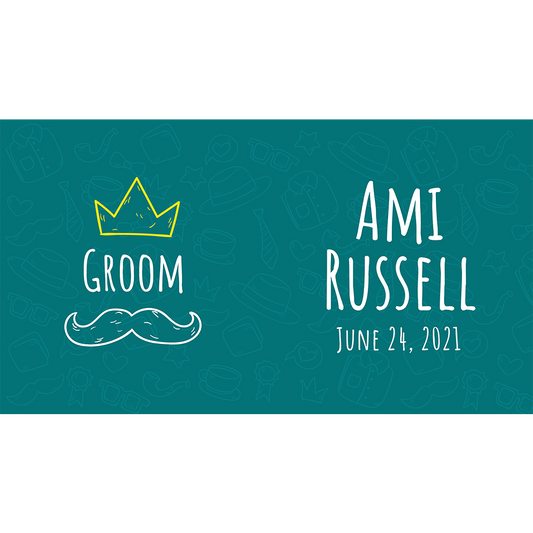 Wedding  Set for Groom, Groomsman, Best Man, Father Of Groom & Father of Bride - Blue