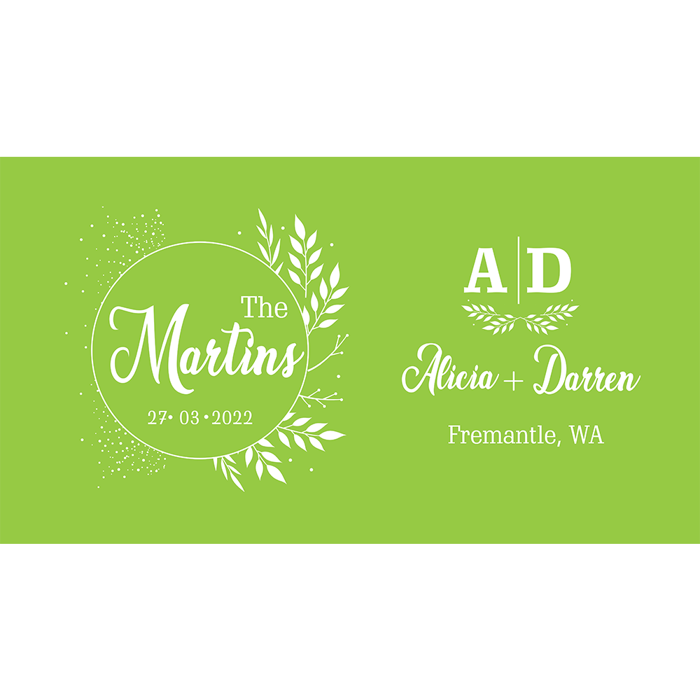 Personalized Wedding Cooler