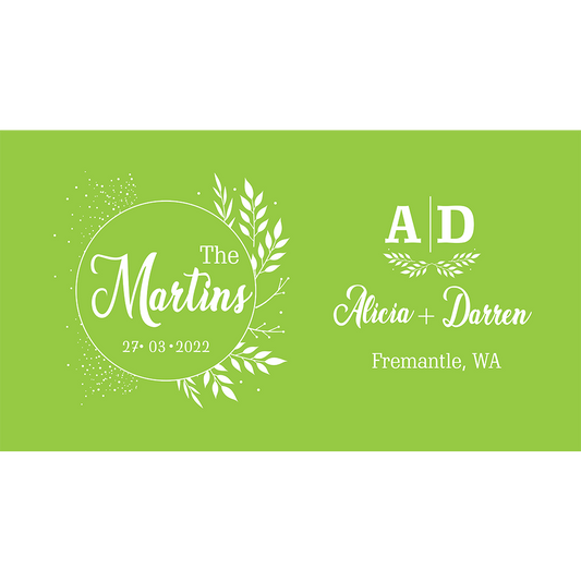 Personalized Wedding Cooler