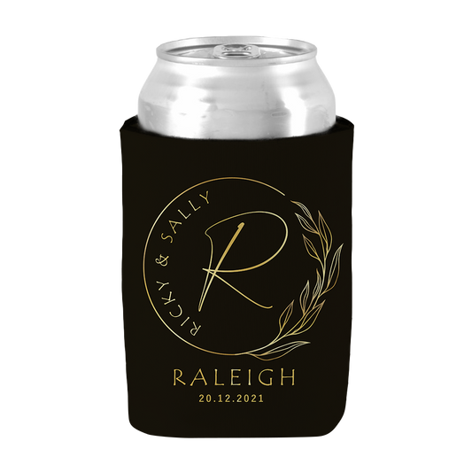 Personalized Wedding Cooler - Black