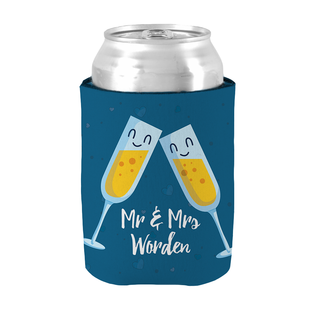 To Have & To Hold & To Keep Your Beer Cold - Blue